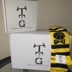 Designer socks with logo